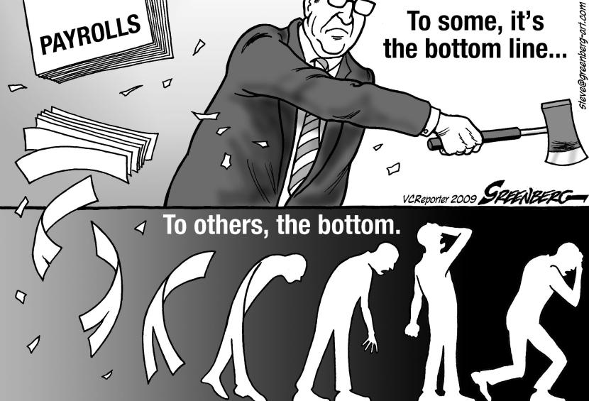 Bottom Line Cut bw