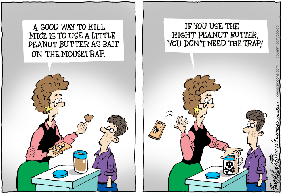  PEANUT BUTTER by Bob Englehart