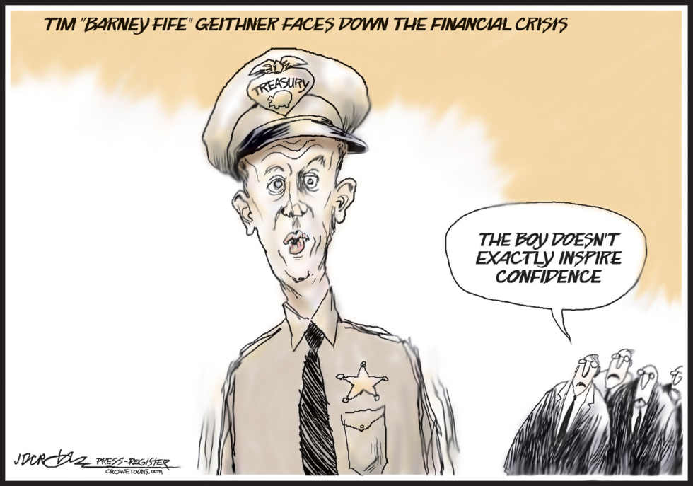 Barney Fife Geithner