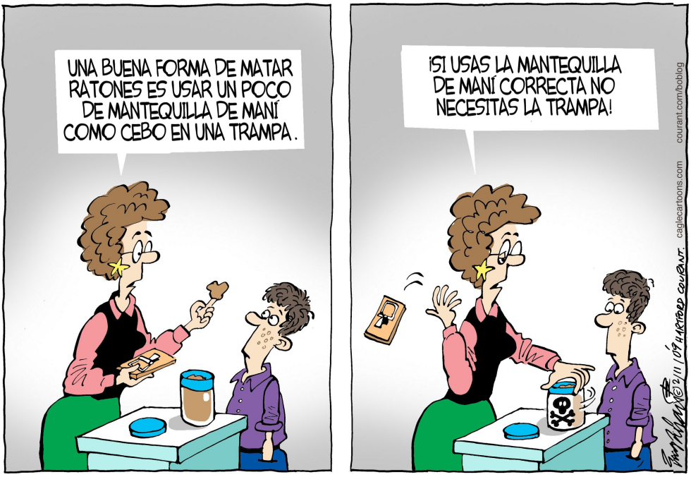  MANTEQUILLA DE MANI  by Bob Englehart