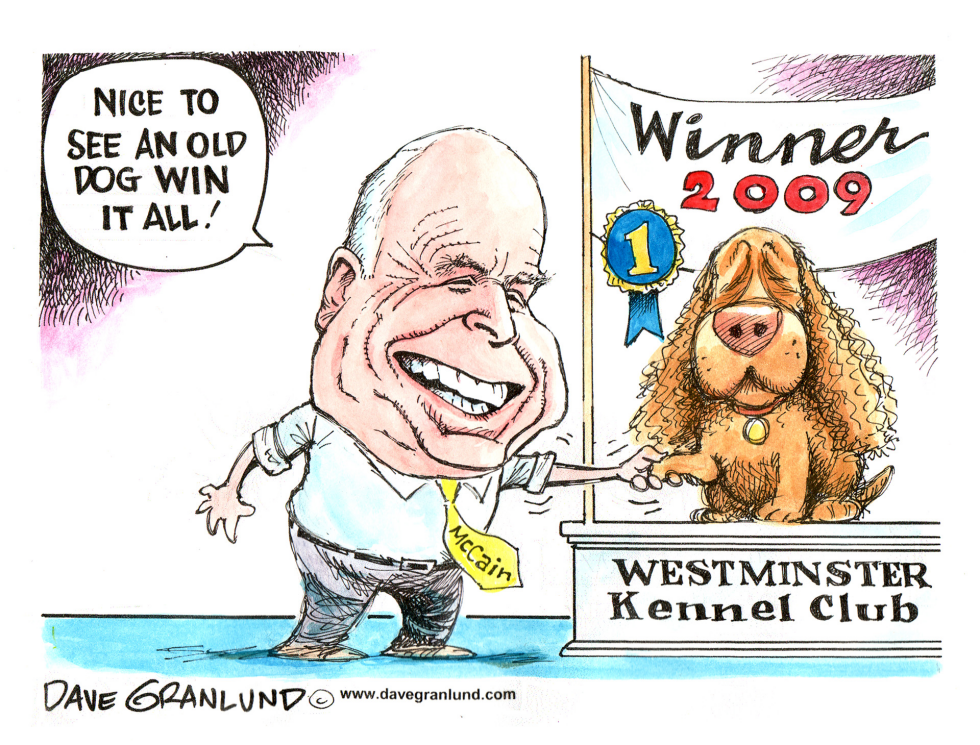  OLDEST DOG BEST IN SHOW by Dave Granlund