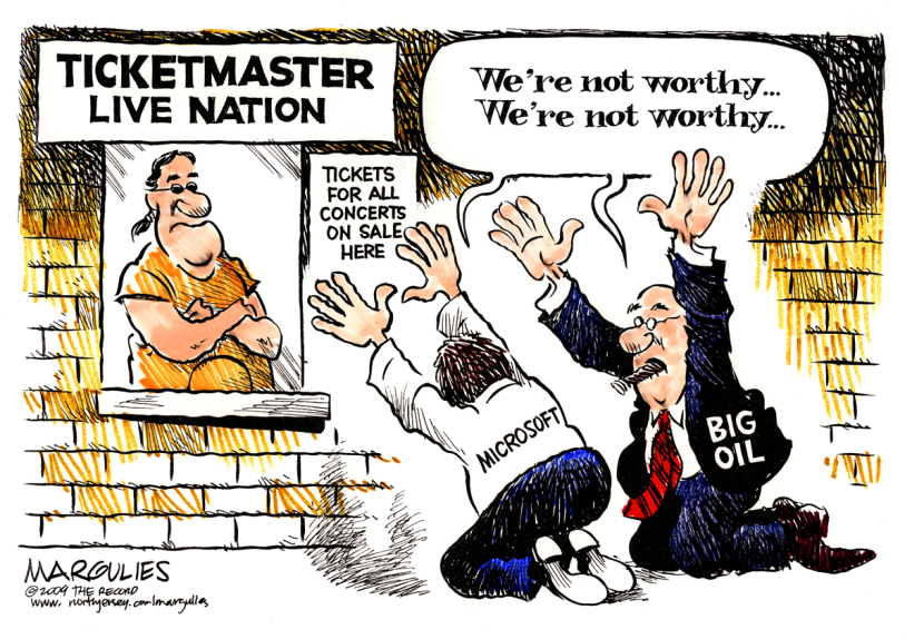 Ticketmaster/L- ive Nation merger color