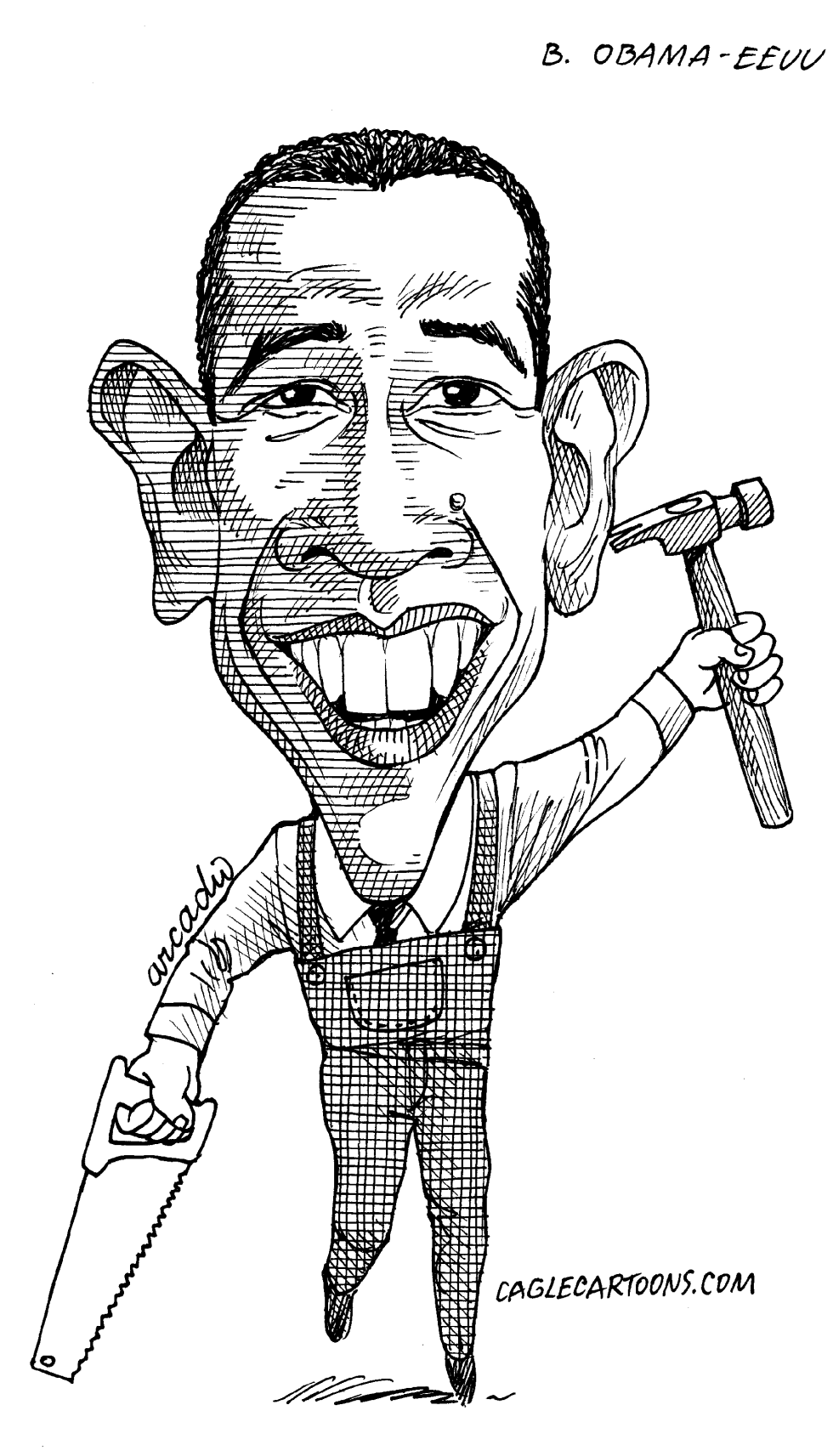 Obama Works on the Economy