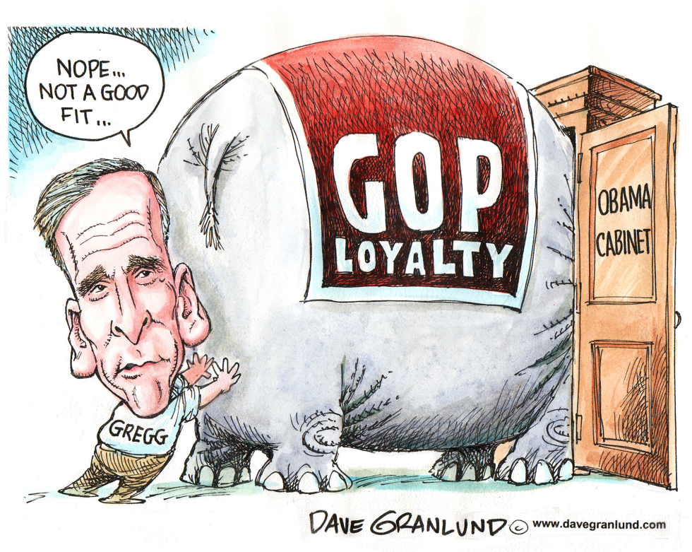 Judd Gregg rejects Cabinet offer