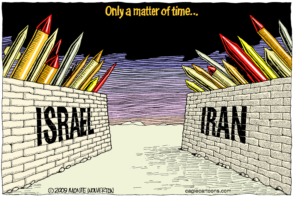 Iran and Israel Only a Matter of Time COLOR