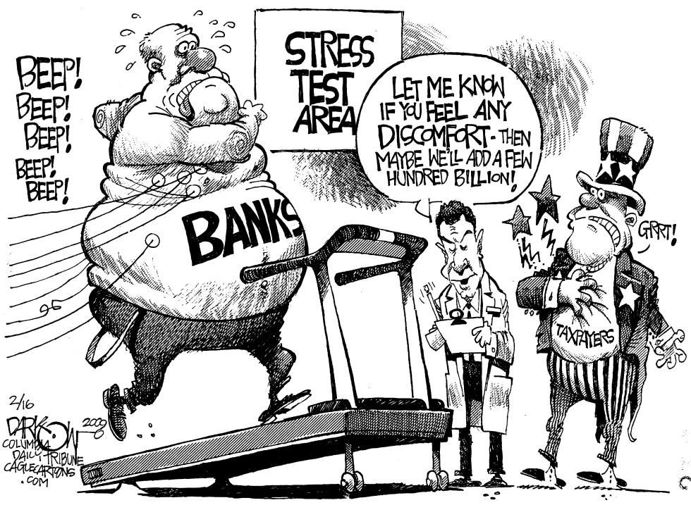  BANKS STRESS TEST by John Darkow