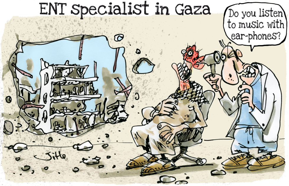 medics in Gaza