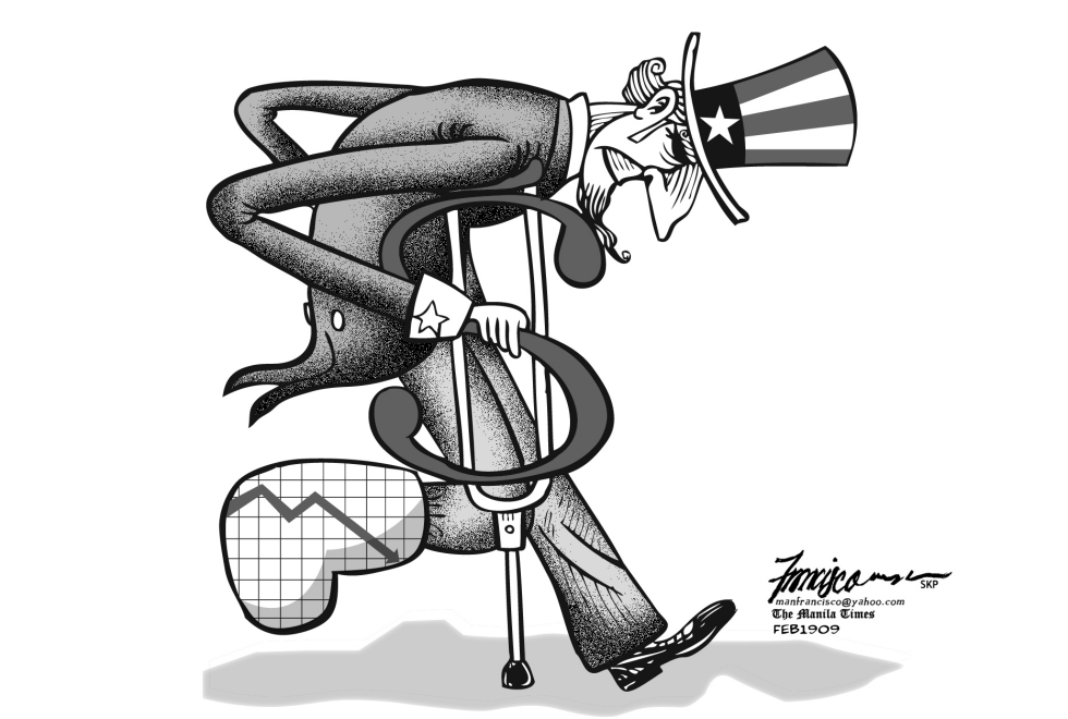  UNCLE SAM ON ECONOMIC CRUTCHES by Manny Francisco