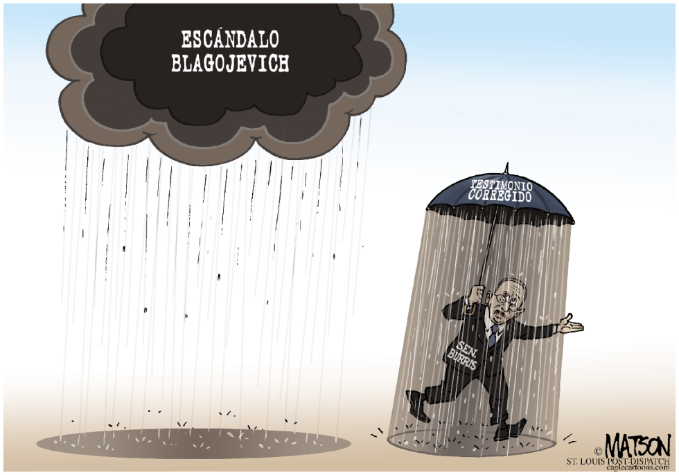 Lluvia sobre el Senador Burris / COLOR