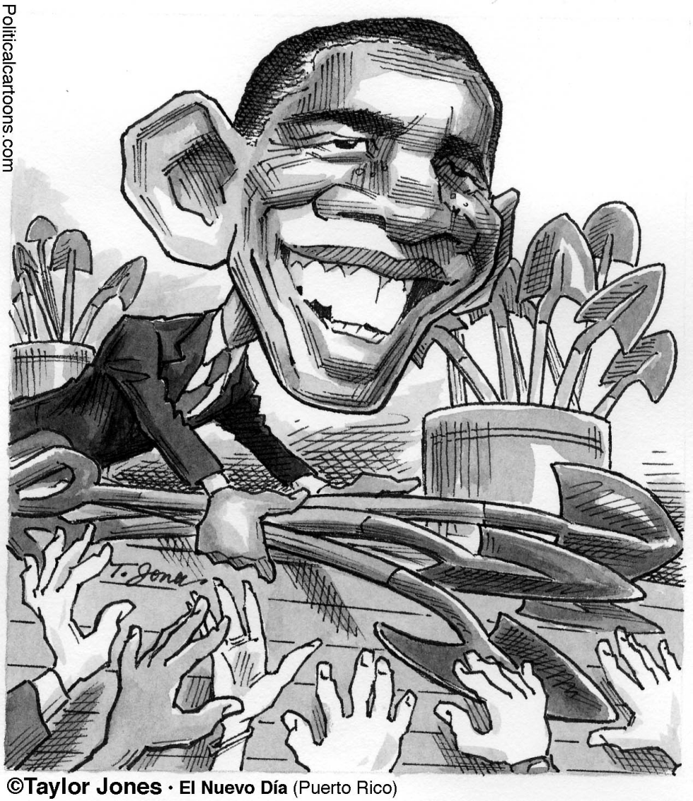  SHOVEL READY OBAMA by Taylor Jones