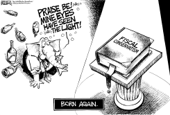 GOP FINDS RELIGION by Nate Beeler
