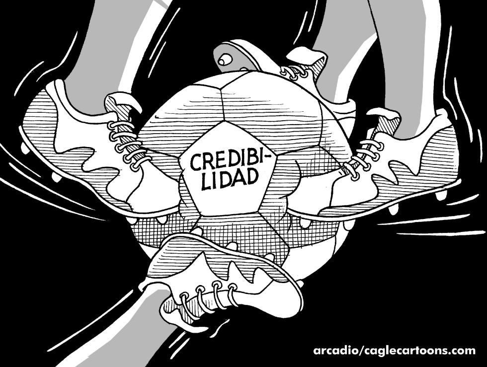  CREDIBILIDAD GOLPEADA by Arcadio Esquivel