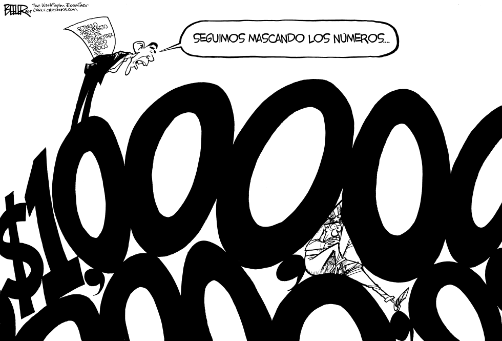 Obama mascando Numeros
