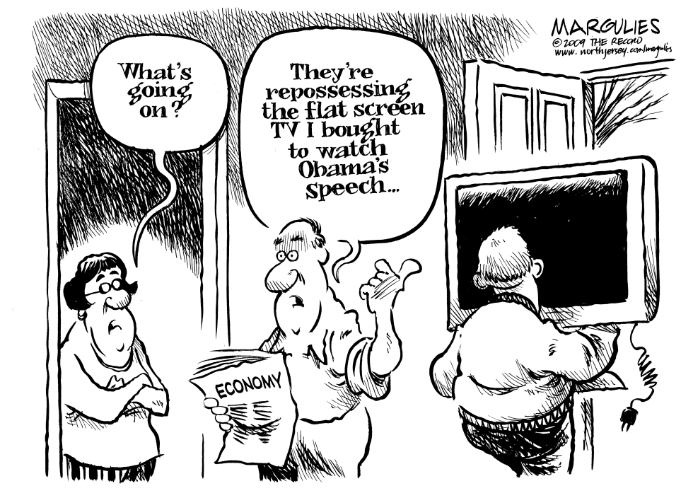 Obama speech on TV