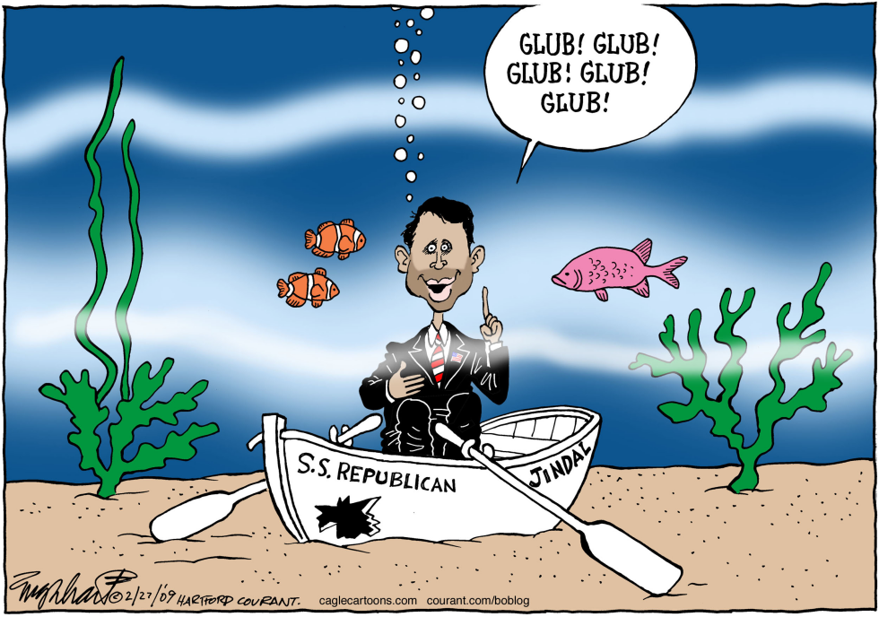  GOVERNOR BOBBY JINDAL by Bob Englehart