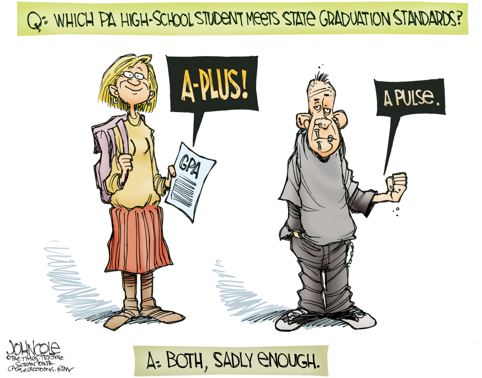 LOCAL PA -- Graduation standards COLOR