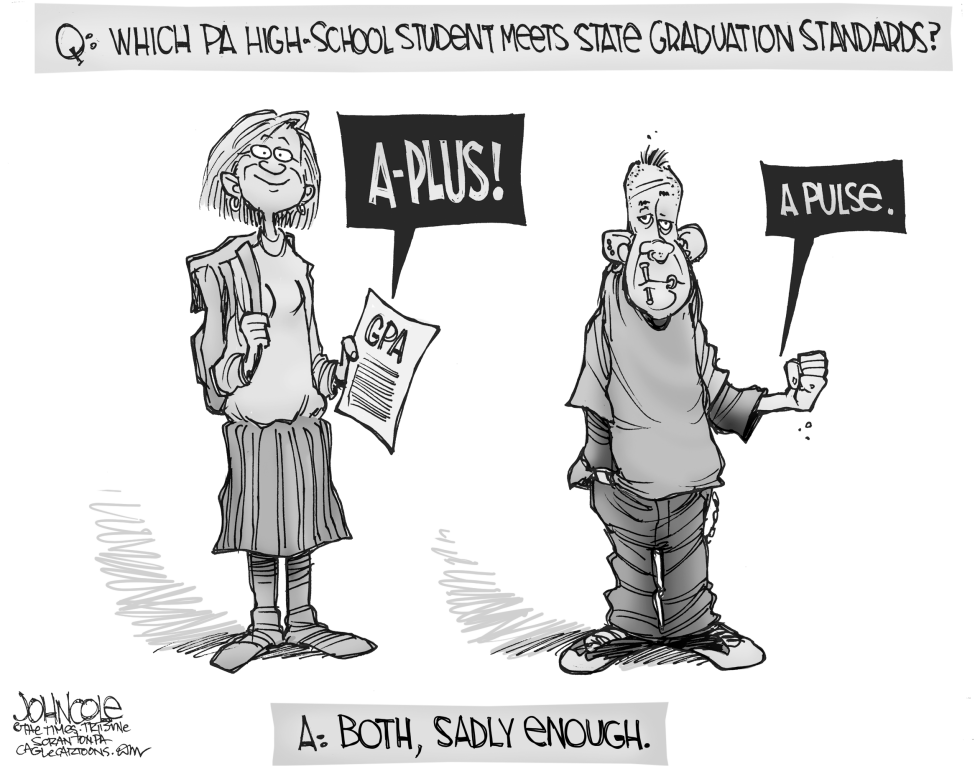 LOCAL PA -- Graduation standards BW