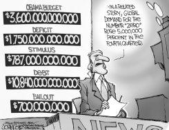 DEMAND IS UP BW by John Cole