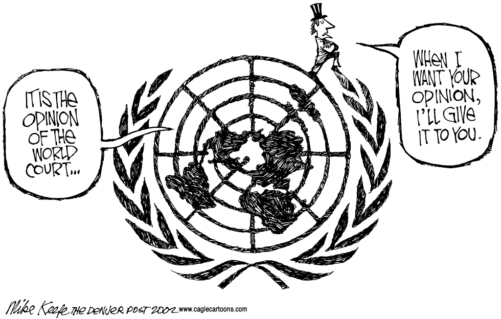  WORLD COURT USA by Mike Keefe