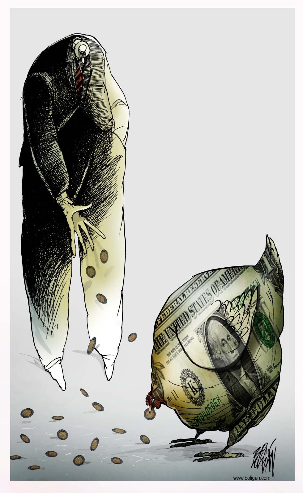 Feeding the Dollar Chicken