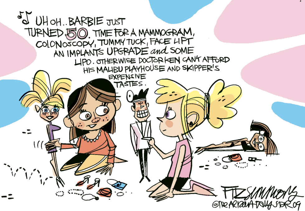  BARBIE by David Fitzsimmons