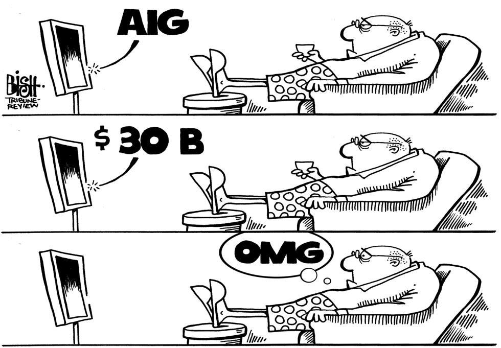 AIG, OMG, b/w