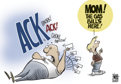 GAS BILL,  by Randy Bish