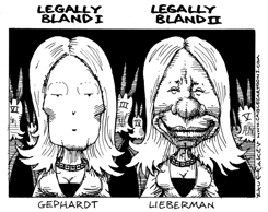 LEGALLY BLAND DEMOCRATS by Sandy Huffaker
