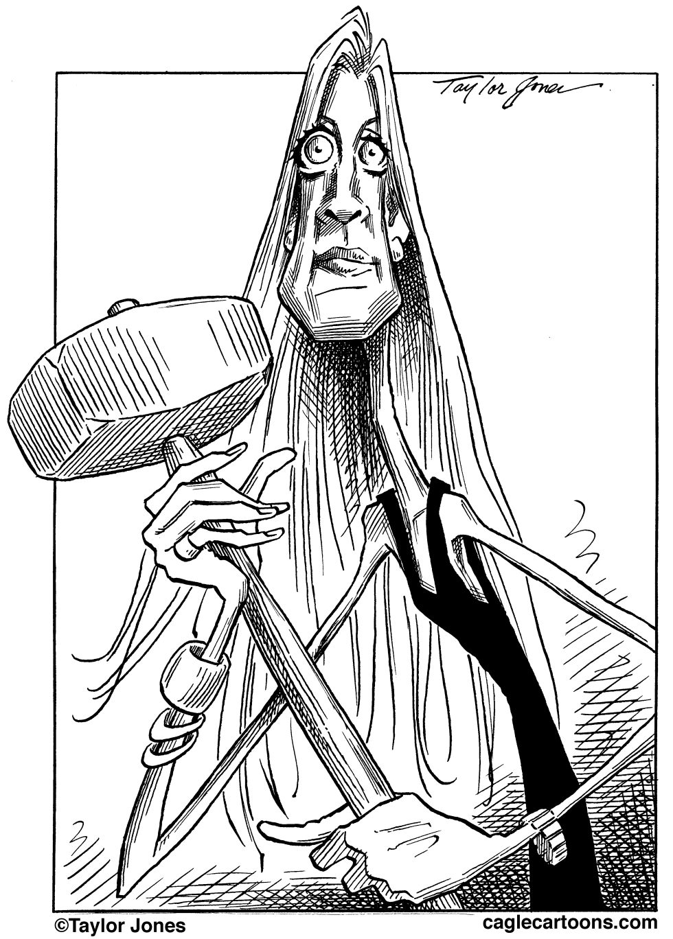  ANN COULTER by Taylor Jones