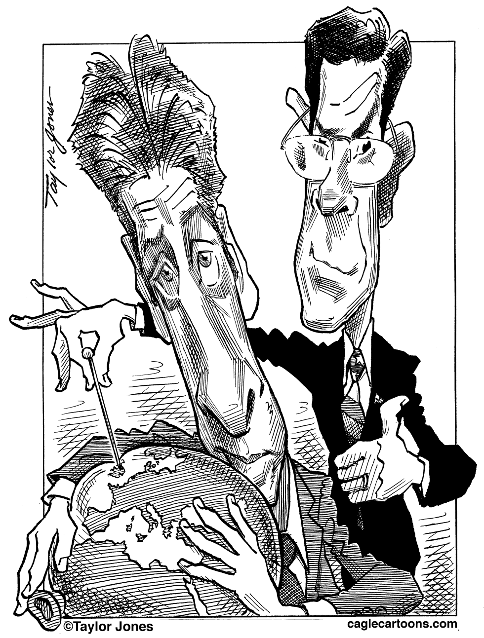 Jon Stewart and Stephen Colbert