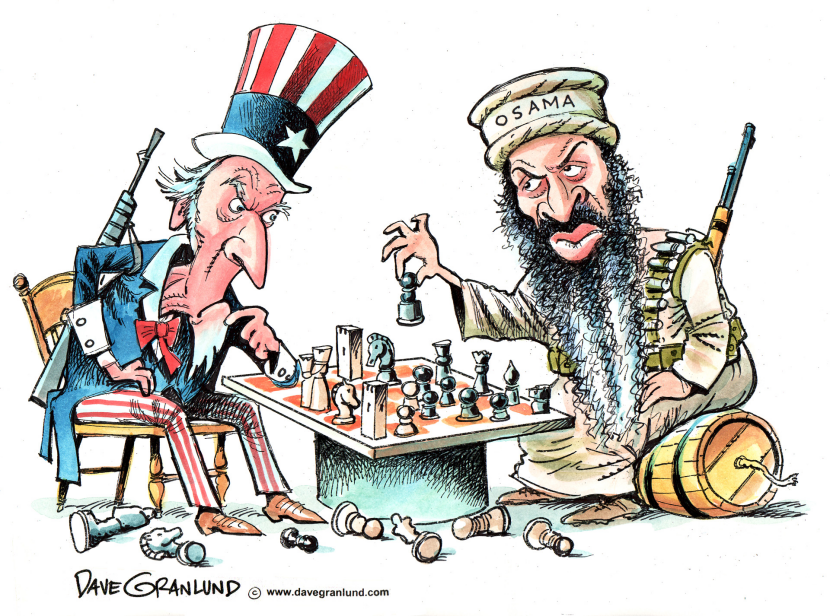 Waiting for next move by Osama