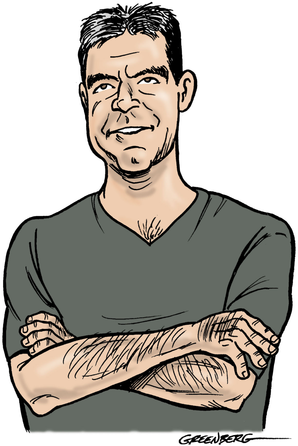 Simon Cowell caricature