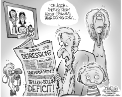 THE GRAYING OF AMERICA BW by John Cole