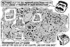 SADDAM'S MAZE by Monte Wolverton