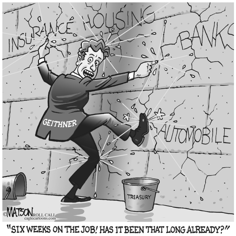 Geithner At The Dike