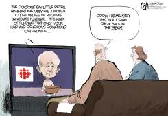 CANADA CBC FUNDING by Cam Cardow