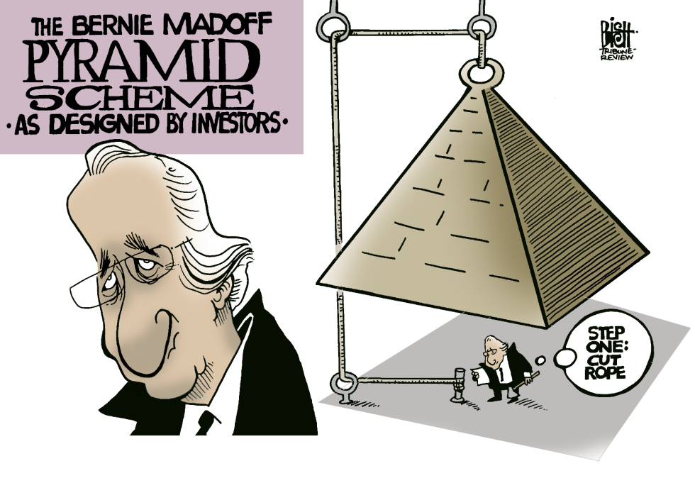 A PYRAMID SCHEME FOR BERNIE, COLOR