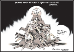 MADOFF PRISON PYRAMID by J.D. Crowe