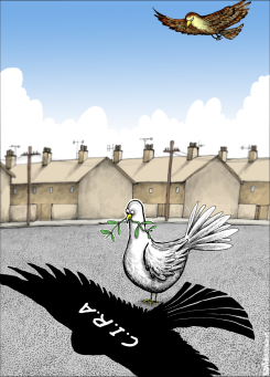 PEACE UNDER THREAT IN NORTHERN IRELAND by Brian Adcock