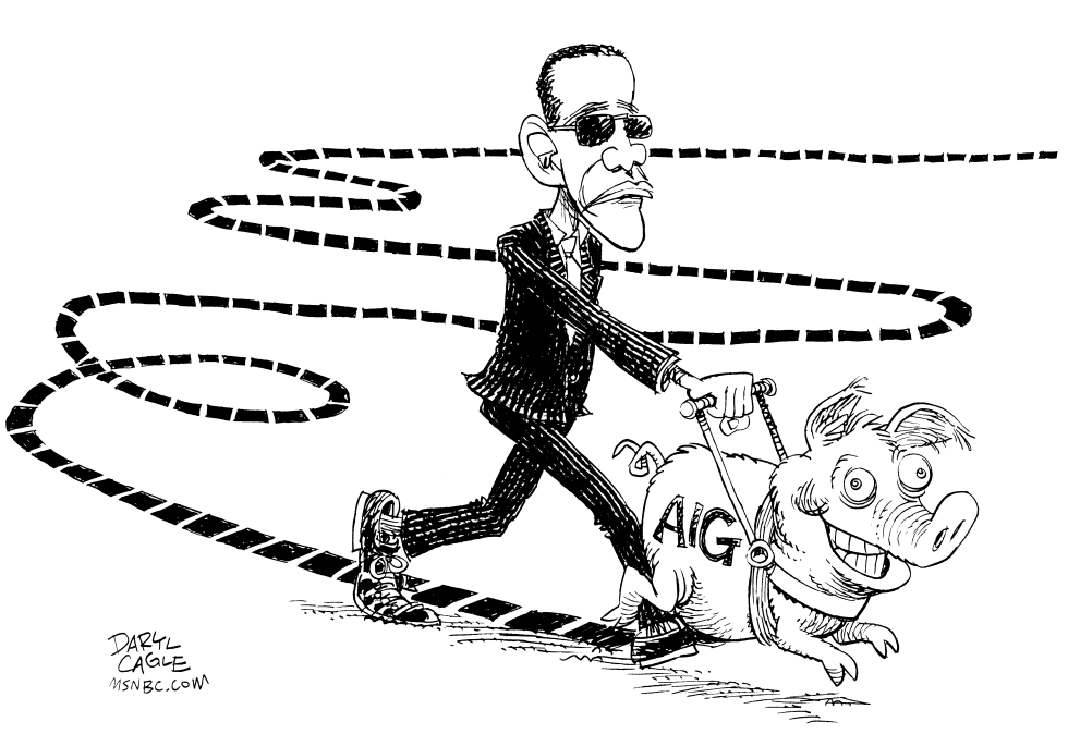 Blind Obama and AIG