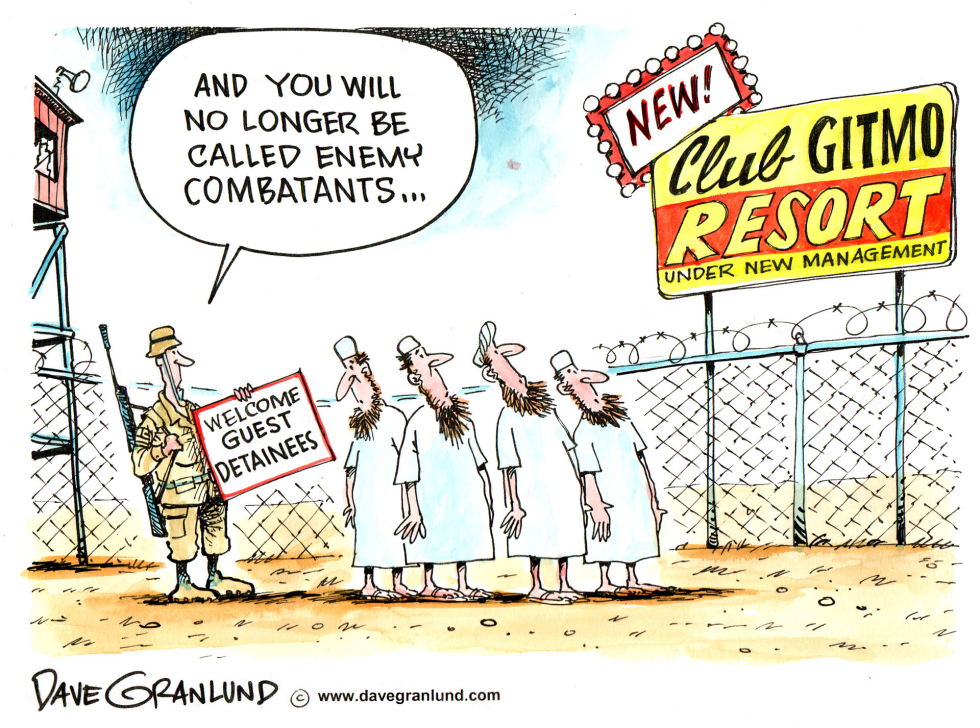  GITMO ENEMY COMBATANTS RENAMED by Dave Granlund