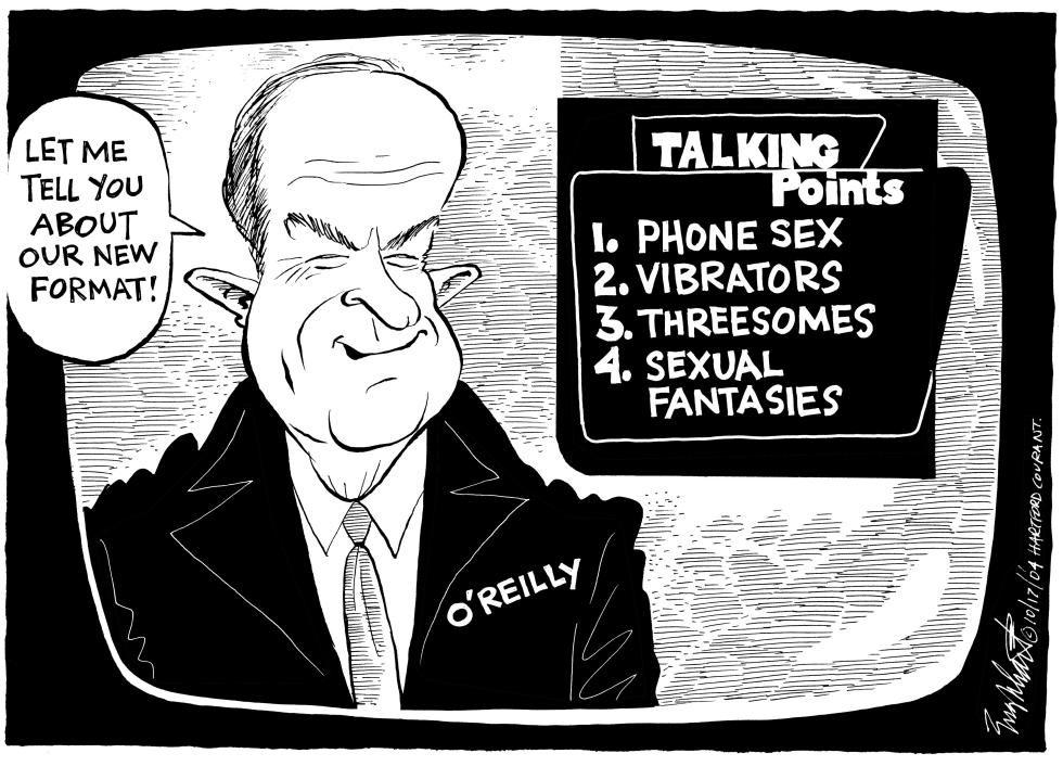  BILL OREILLY CHANGES HIS FORMAT by Bob Englehart