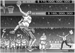 AIG BONUS MADNESS by R.J. Matson