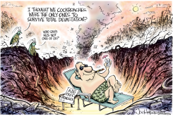 AIG BONUSES by Joe Heller