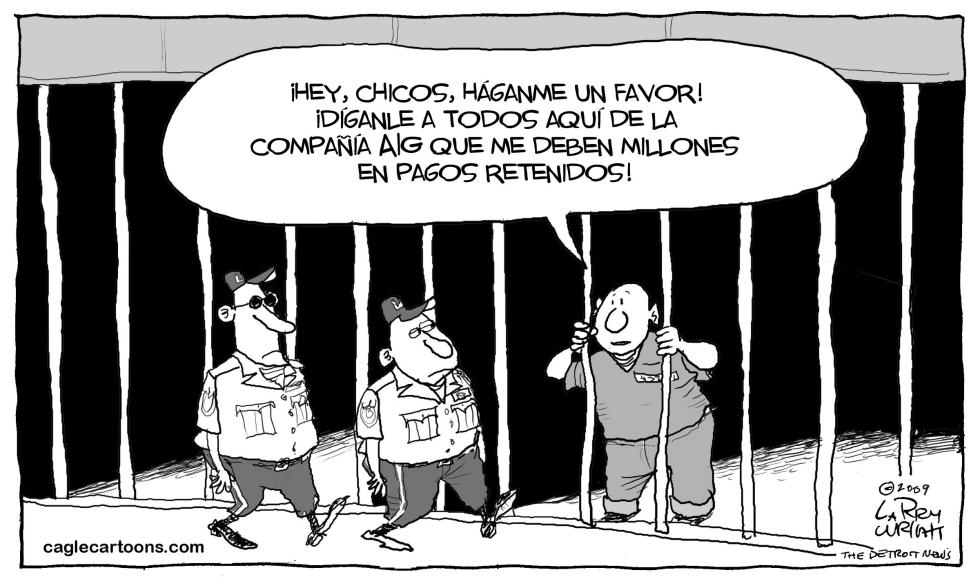  PAGOS DE AIG by Daryl Cagle