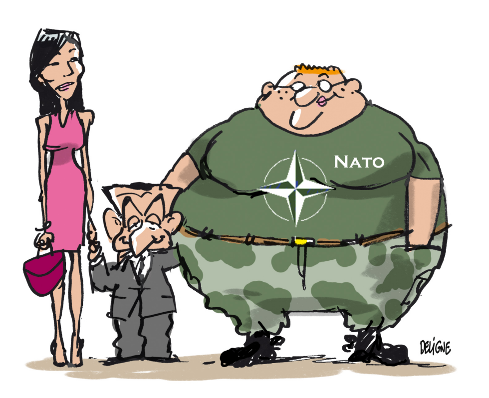 Sarkozy and Nato  -color