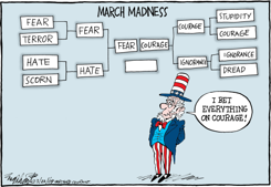 MARCH MADNESS  by Bob Englehart