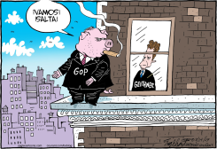TIM GEITHNER /  by Bob Englehart