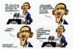 HARNESSING POPULAR ANGER OVER AIG by Jimmy Margulies