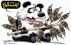 CHINA AND THE DOLLAR - YUCK  by Daryl Cagle